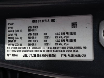 2022 Tesla Model 3 Long Range