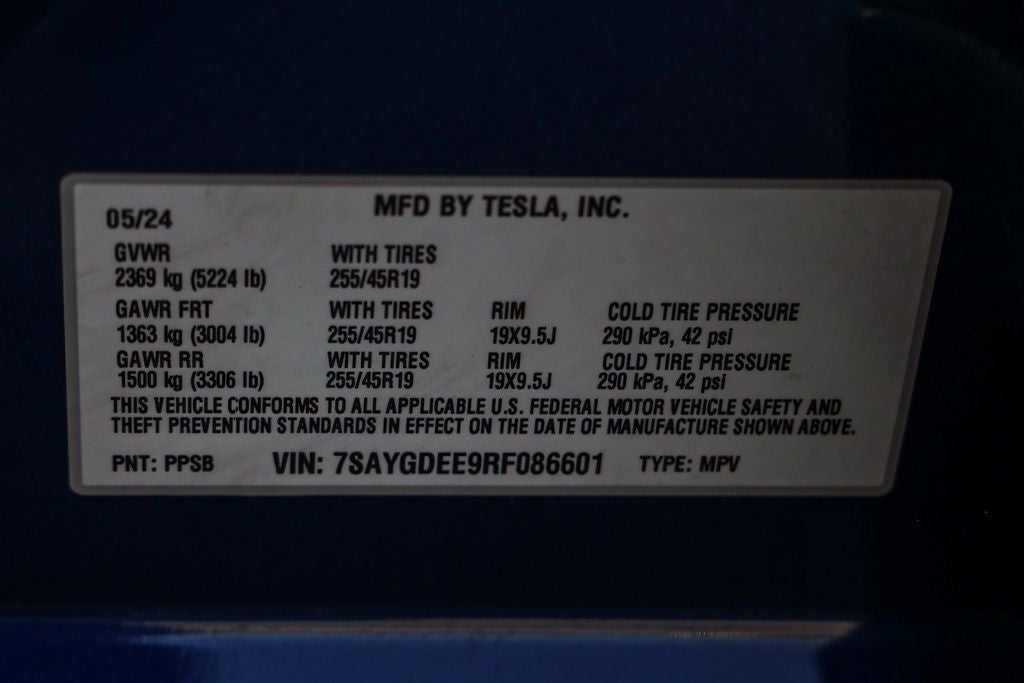2024 Tesla Model Y Long Range