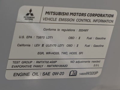 2024 Mitsubishi Outlander Sport 2.0 ES