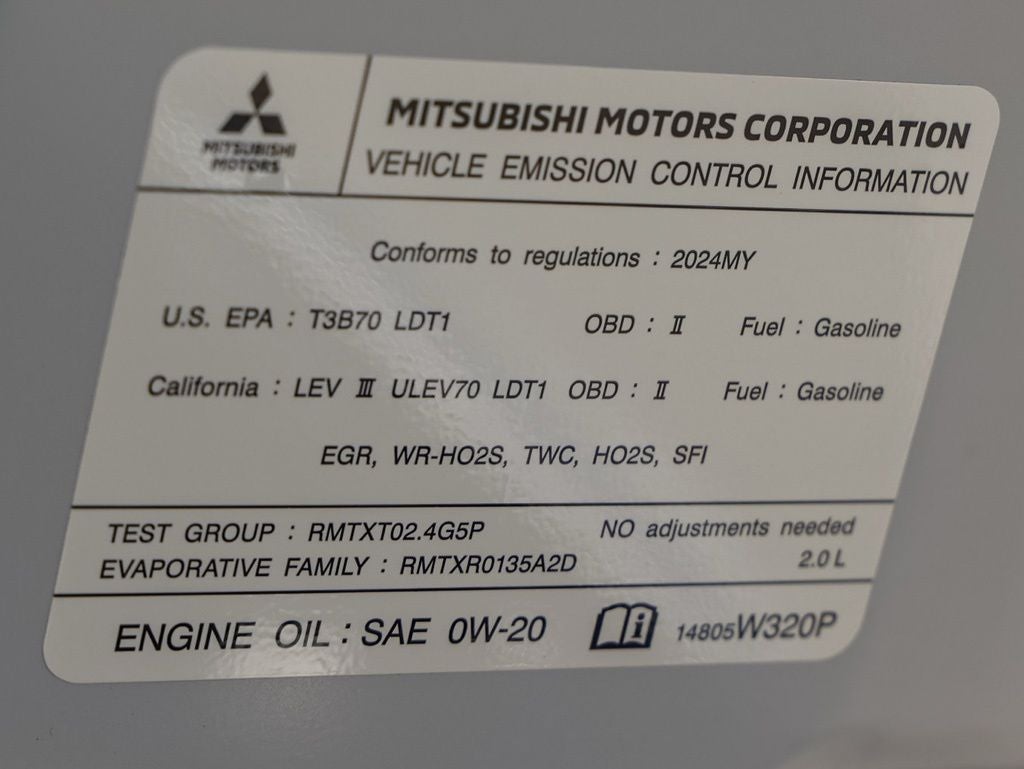 2024 Mitsubishi Outlander Sport 2.0 ES
