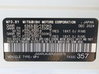 2024 Mitsubishi Outlander Sport 2.0 ES