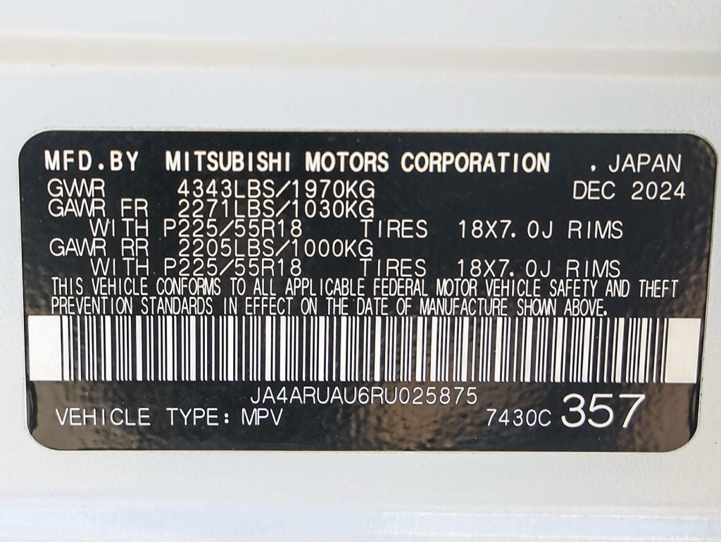 2024 Mitsubishi Outlander Sport 2.0 ES