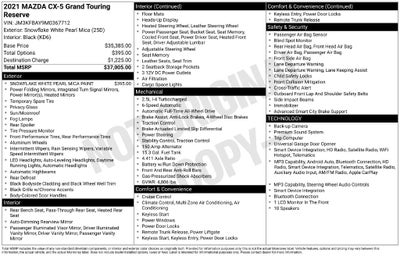 2021 Mazda Mazda CX-5 Grand Touring Reserve