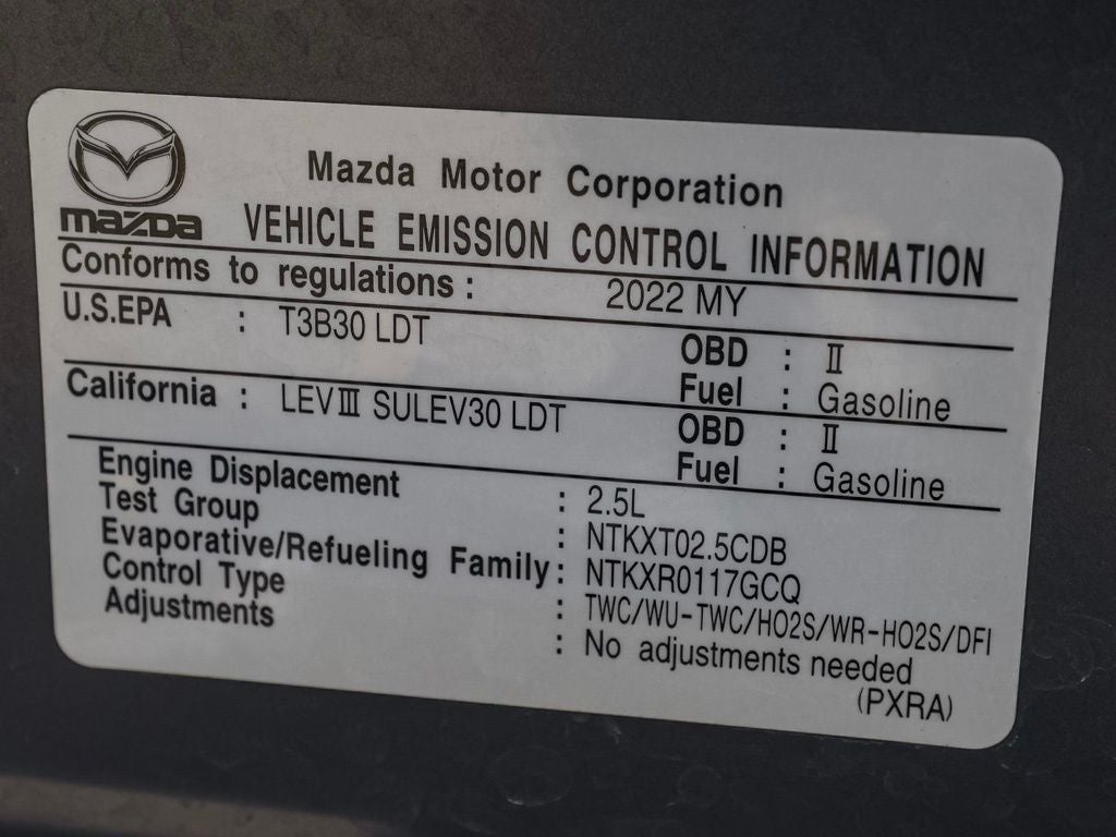 2022 Mazda Mazda CX-5 2.5 S Carbon Edition