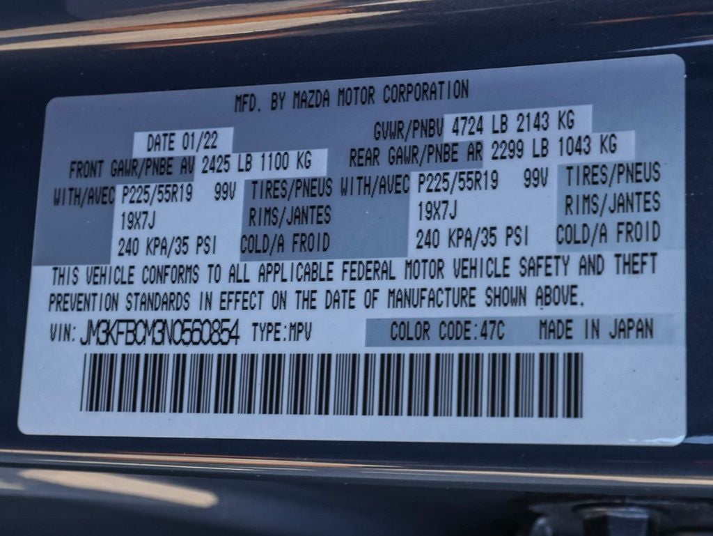 2022 Mazda Mazda CX-5 2.5 S Carbon Edition