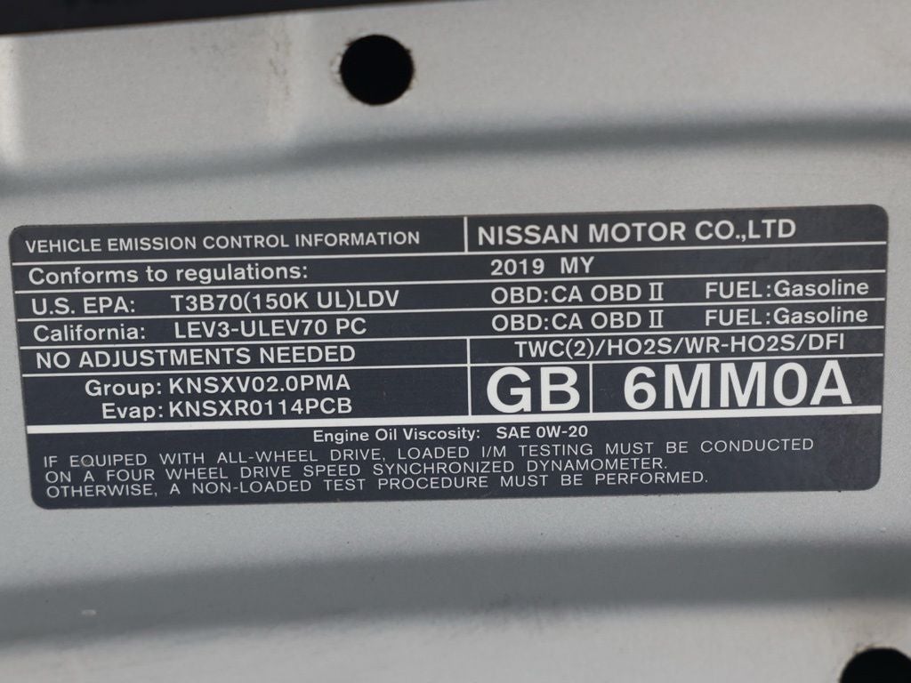 2019 Nissan Rogue Sport SV