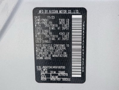 2024 Nissan Armada SV