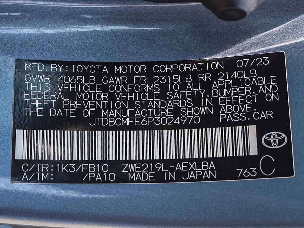2023 Toyota Corolla Hybrid LE