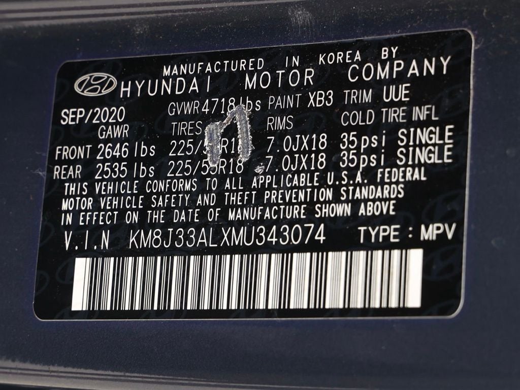 2021 Hyundai Tucson Limited