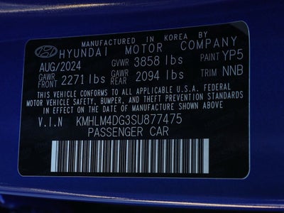 2025 Hyundai Elantra SEL Sport