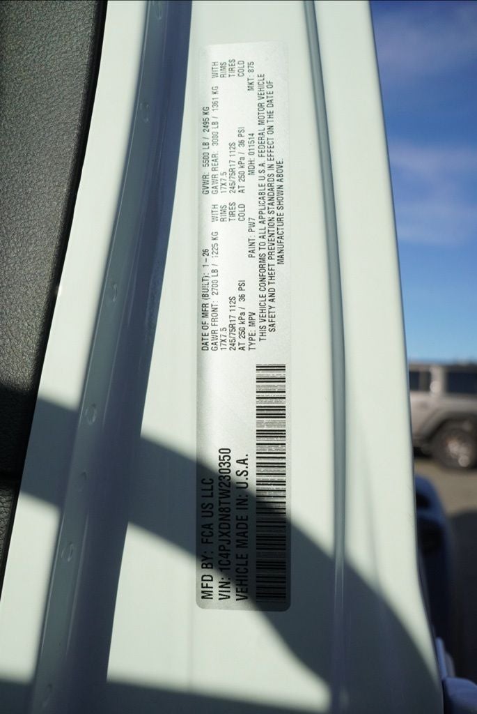 2026 Jeep Wrangler Sport