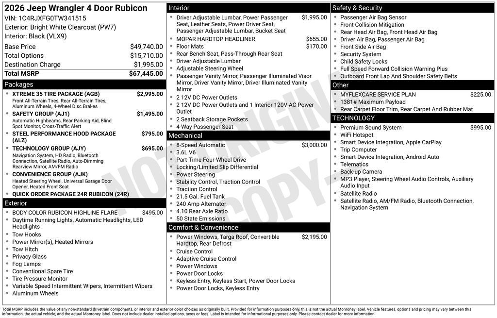 2026 Jeep Wrangler Rubicon