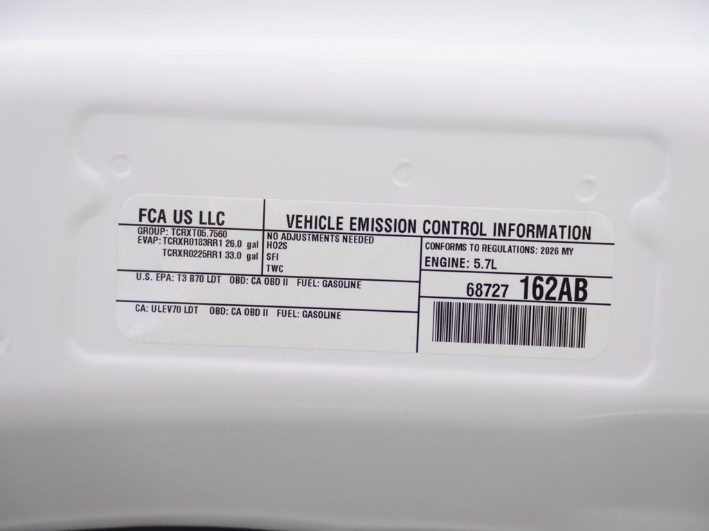 2026 RAM 1500 Big Horn/Lone Star