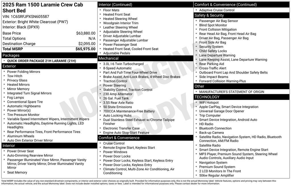 2025 RAM 1500 Laramie