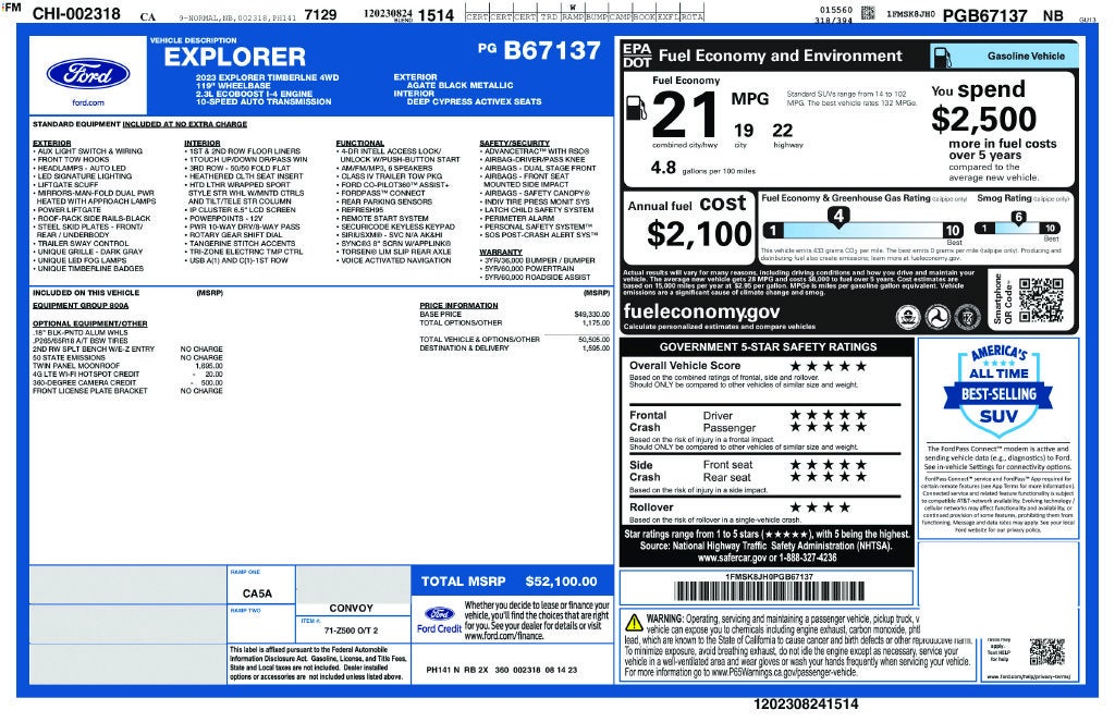 2023 Ford Explorer Timberline