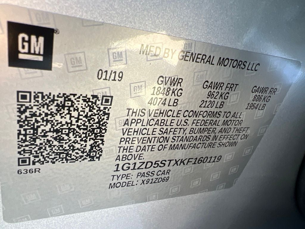 2019 Chevrolet Malibu LT