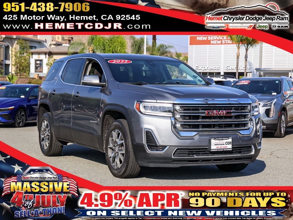 2022 GMC Acadia SLE