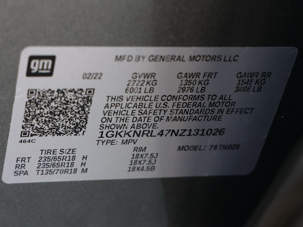 2022 GMC Acadia SLE