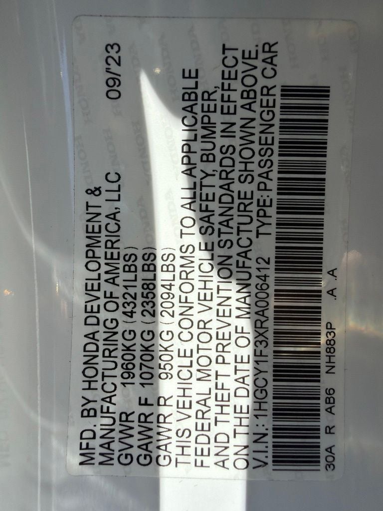 2024 Honda Accord EX