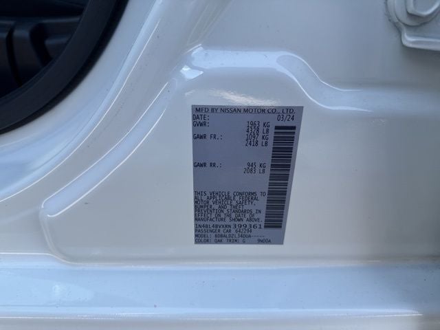 2024 Nissan Altima 2.5 S