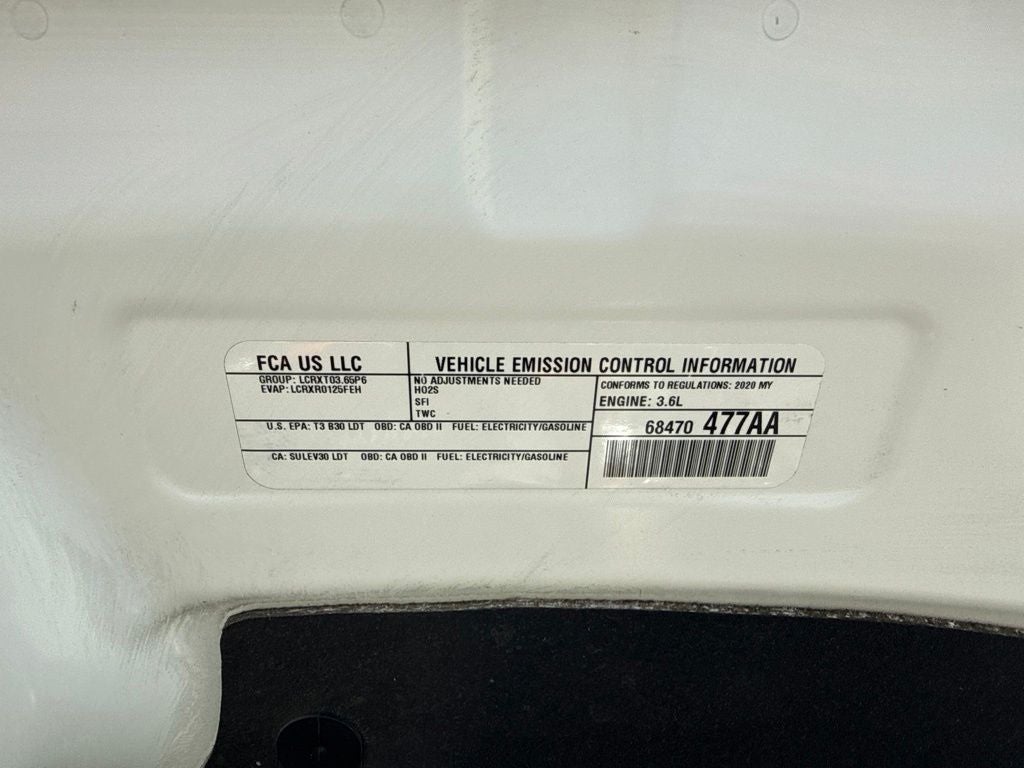 2020 Chrysler Pacifica Hybrid Limited