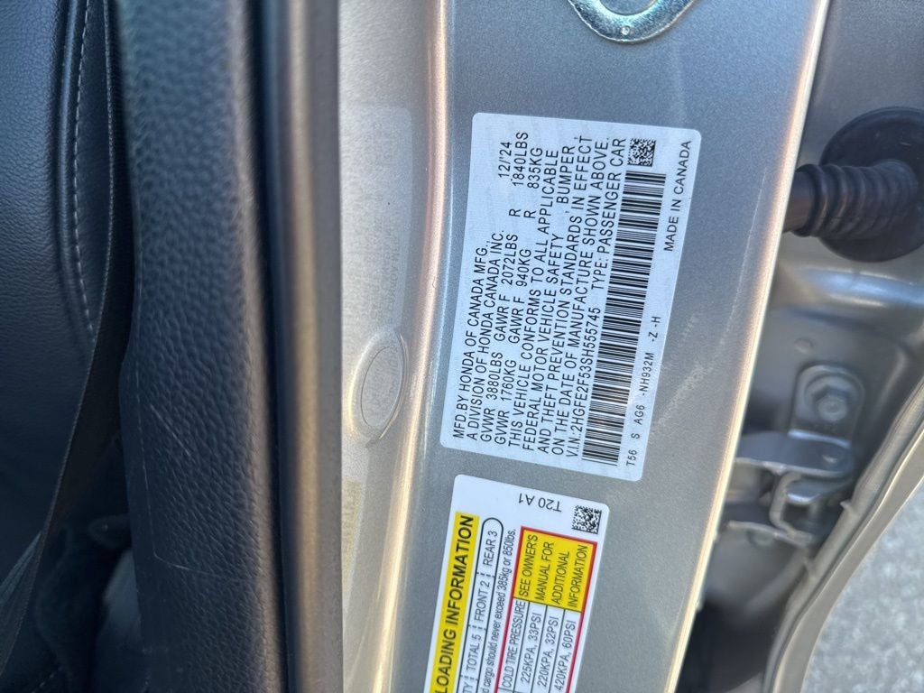 2025 Honda Civic Sport