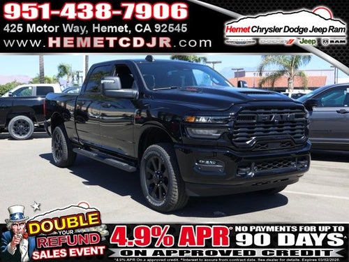 2026 RAM 2500 Tradesman BLACK EXPRESS CREW CAB 4X4 6'4' BOX