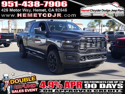 2026 RAM 2500 Tradesman BLACK EXPRESS CREW CAB 4X4 6'4' BOX