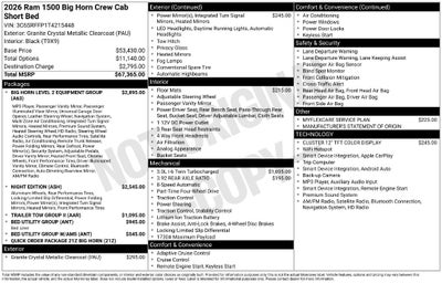 2026 RAM 1500 Big Horn Night Edition