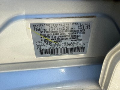 2022 Nissan Sentra SV
