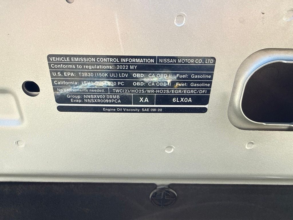 2022 Nissan Sentra SV