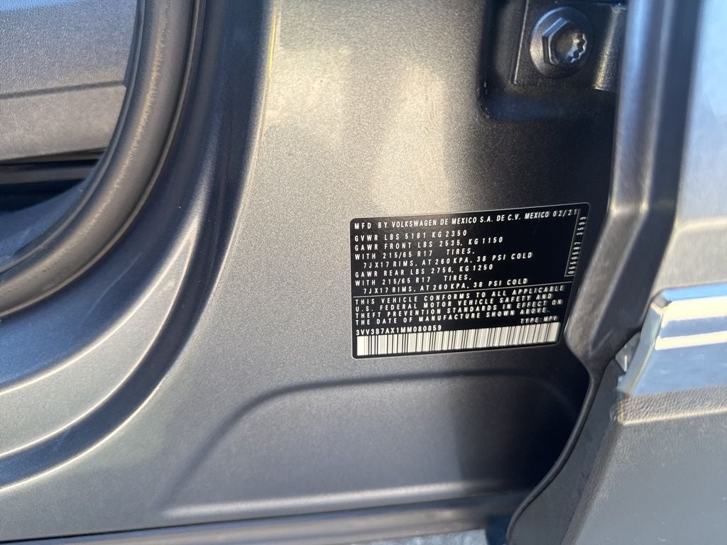 2021 Volkswagen Tiguan 2.0T SE