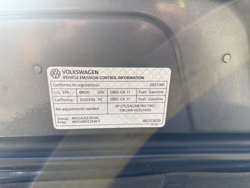 2021 Volkswagen Tiguan 2.0T SE