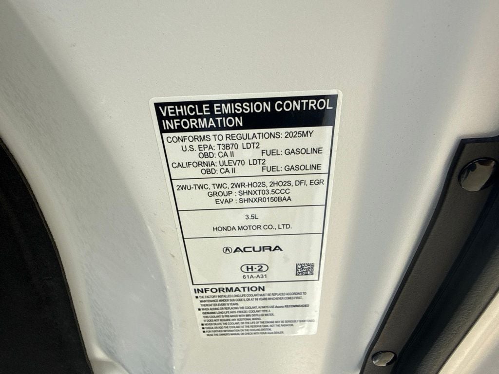 2025 Acura MDX Technology Package