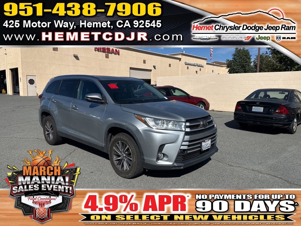 2019 Toyota Highlander SE
