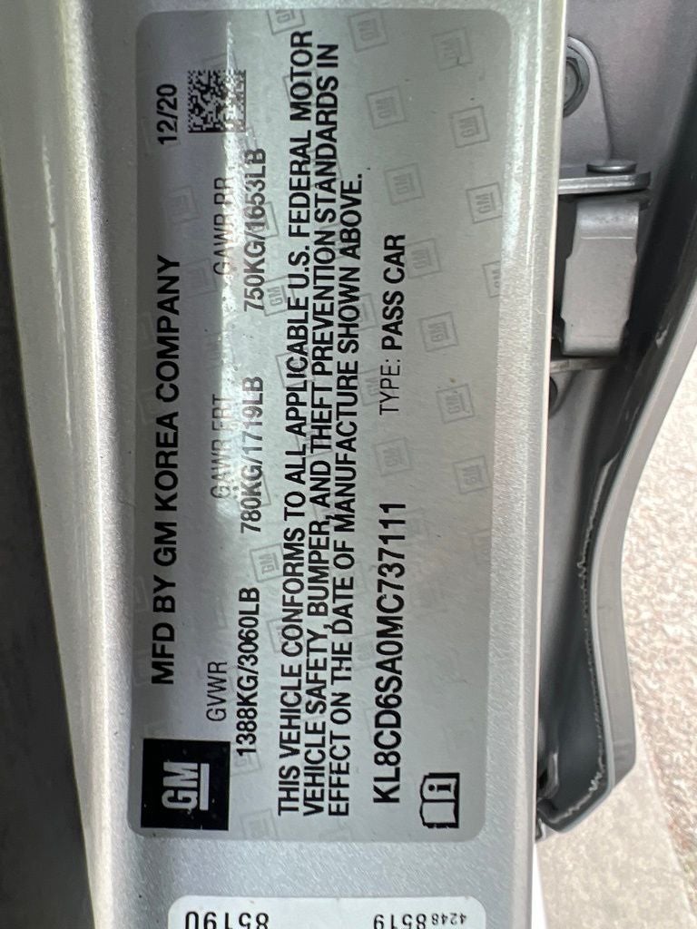 2021 Chevrolet Spark 1LT