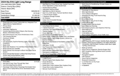 2024 Kia EV6 Light